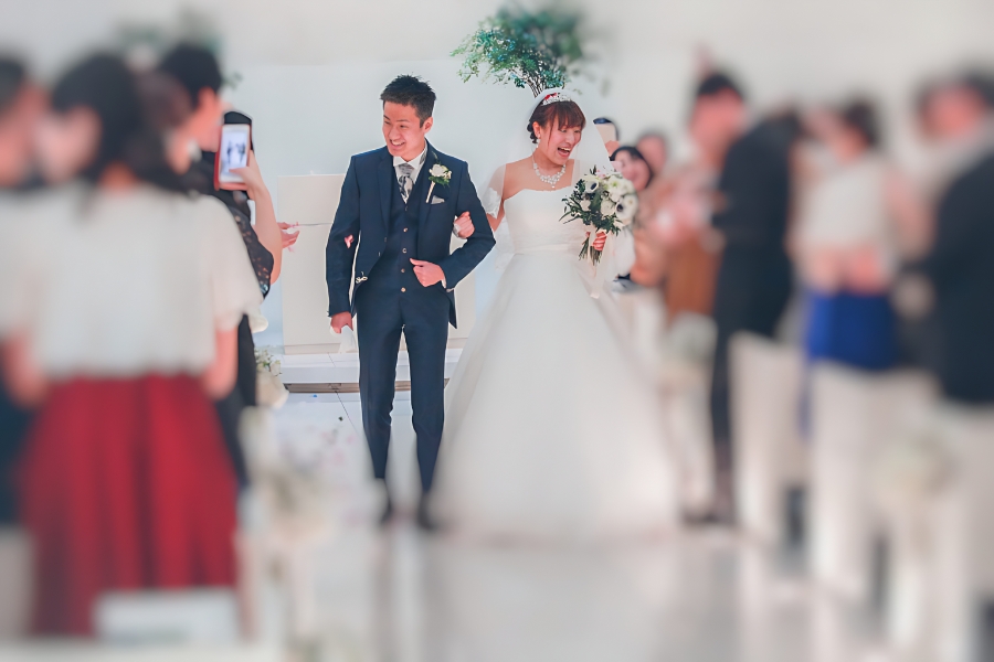 فكرة ضيوف حفلات الزفاف في اليابان